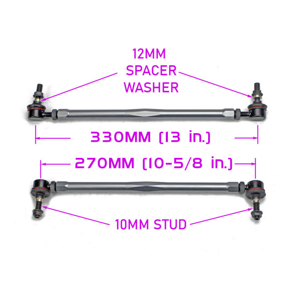 Volvo V50 2005-2011 Front Sway Bar Adjustable Links, OE Replacement