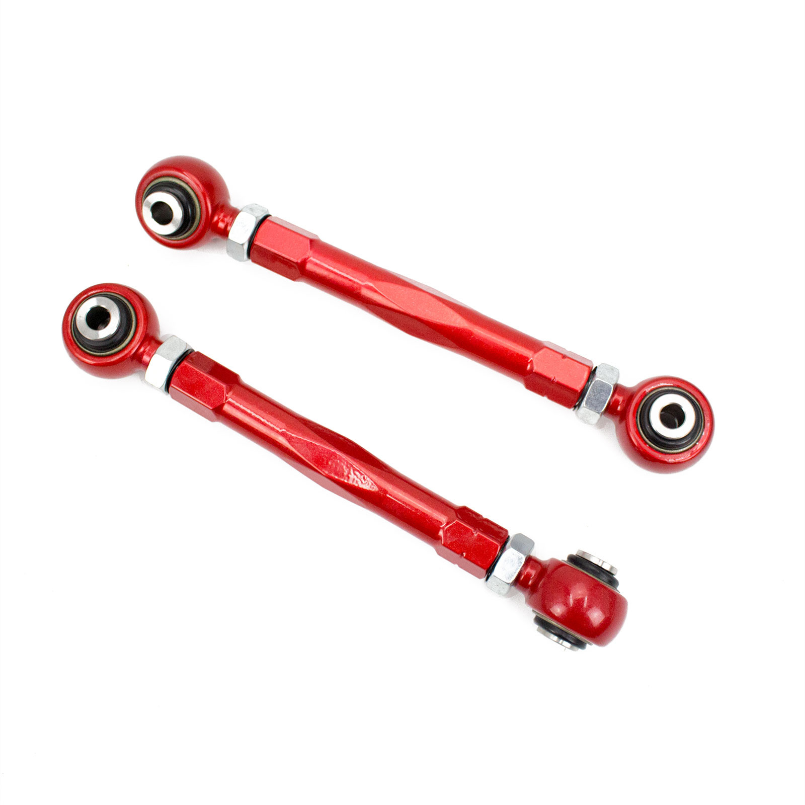 Godspeed AK-033-F Adjustable Rear Trailing Arms B11 Set of 2 compatible with Subaru Legacy Pillow Ball Spherical Bearing High Tensile Steel Alloy 1995-99 All Models 