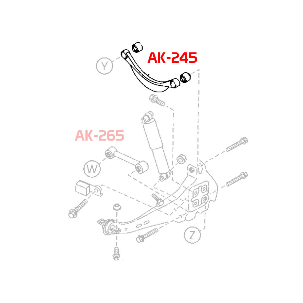 thumbnail image 2 of GODSPEED Rear Adjustable Camber Kit – For Mazda 3 (04-13 BK/BL) & Mazda 5 (06-15) 2 of 2