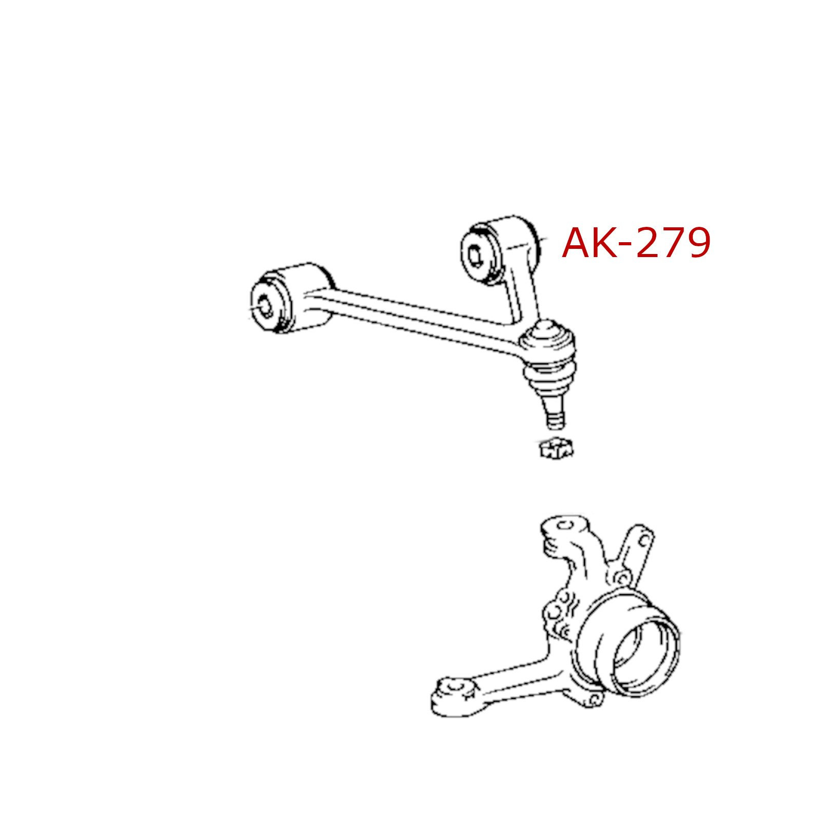 Lexus OEM Front Lower Control Arm Camber Adjustment Bolt – SC300 SC400 1992-2000