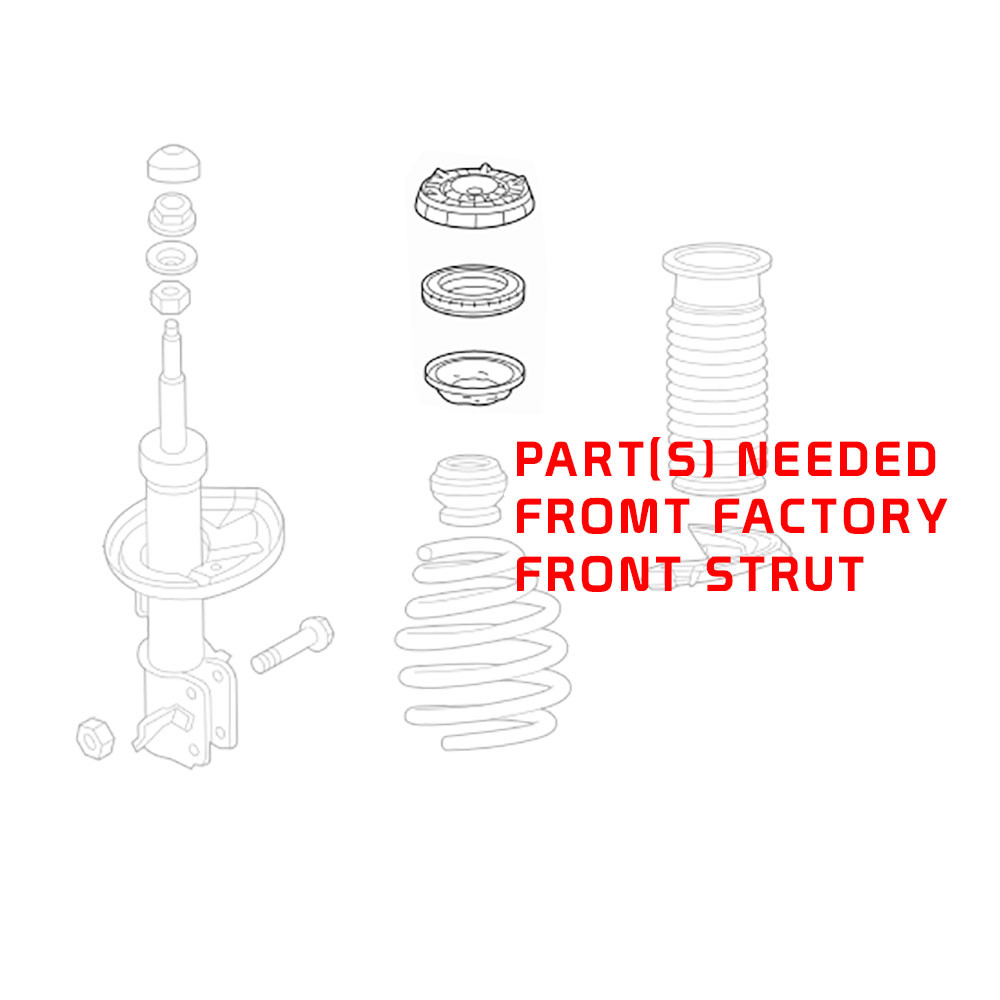 Unity Automotive Front Strut & Coil Spring Assemblies For 2012-2017 Buick Verano – Pair