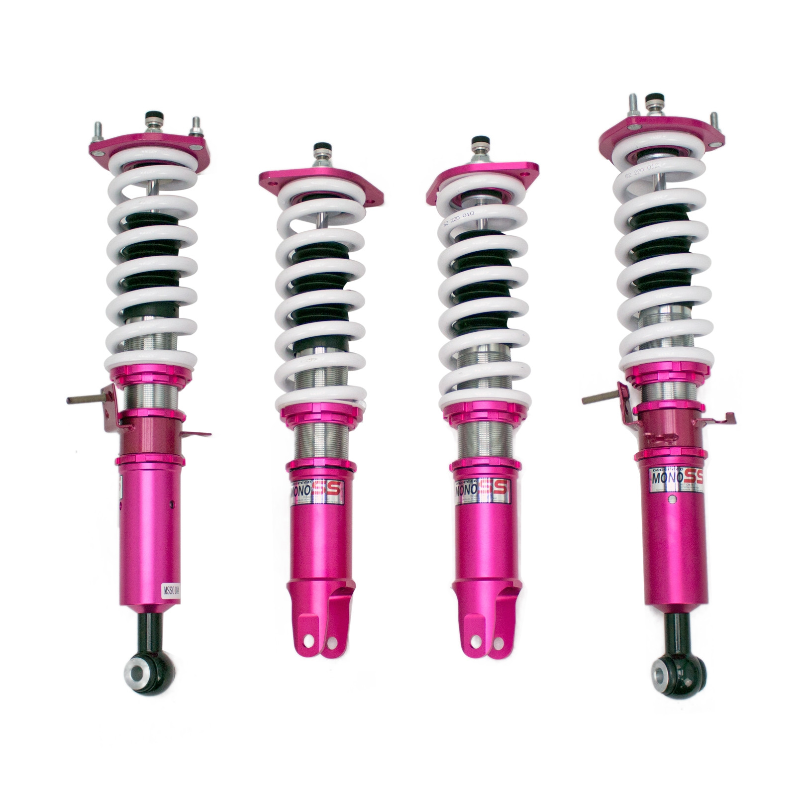For 09-13 Infiniti G37 Convertible D2 Racing RS Series 36 Way Coilovers Kit