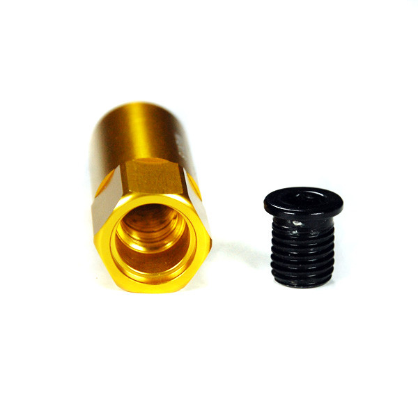 thumbnail image 2 of Gold 20-PC M12x1.5 Extended Lug Nuts - 60mm Tuner Style Aluminum Wheel Nuts With Caps For Aftermarket Rims 2 of 10