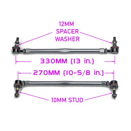 BMW Z4 (E89) 2009-2016, Front Sway Bar Adjustable Links, OE Replacement