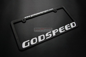 Godspeed Project License Plate Frame x 1