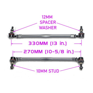 BMW Z4 (E89) 2009-2016, Front Sway Bar Adjustable Links, OE Replacement