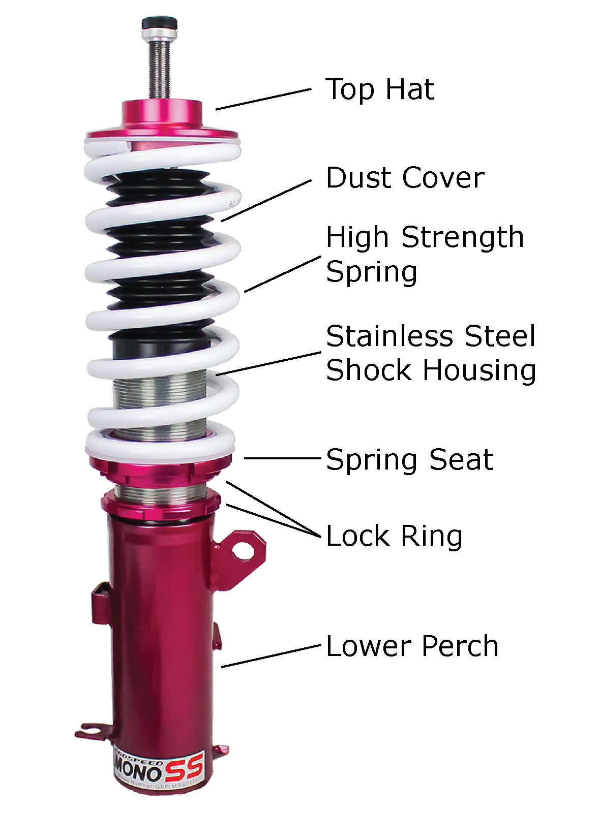 Godspeed MonoSS Coilover Damper